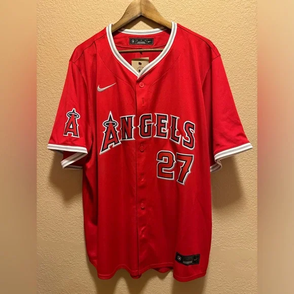 New Authentic Nike Los Angeles Angels Mike Trout Jersey - Picture 14 of 15